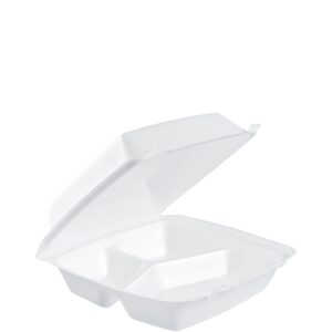 Insulated Foam Hinged Lid Containers (85HT3R)