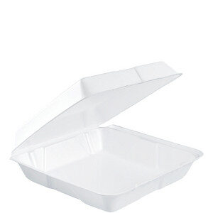 Insulated Foam Hinged Lid Containers (95HT1R)