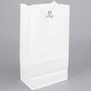 12lb White Paper Grocery Bag (12LBW)