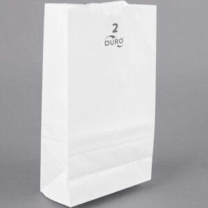2lb White Paper Grocery Bag (2LBW)