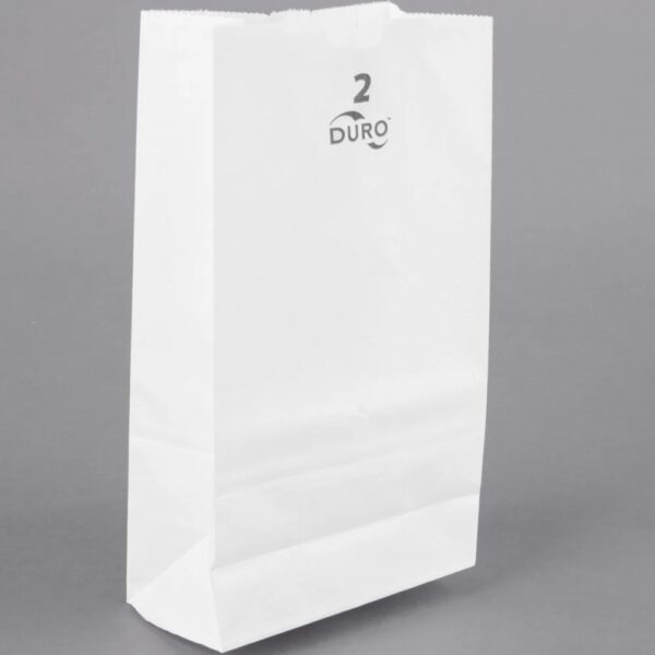 2lb White Paper Grocery Bag (2LBW)