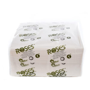Roses 1/4 Fold Dinner Napkins (30305)