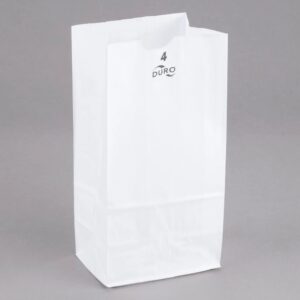4lb White Paper Grocery Bag (4LBW)