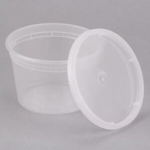 16oz Clear Plastic Round Deli Container (SC16)