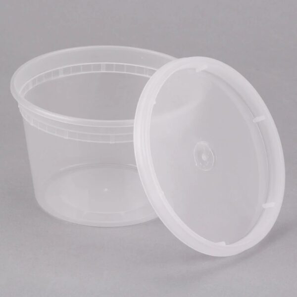 16oz Clear Plastic Round Deli Container (SC16)