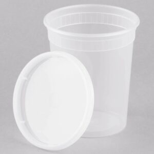 32oz Clear Plastic Round Deli Container (SC32)
