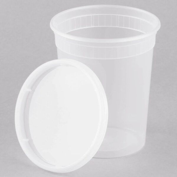 32oz Clear Plastic Round Deli Container (SC32)